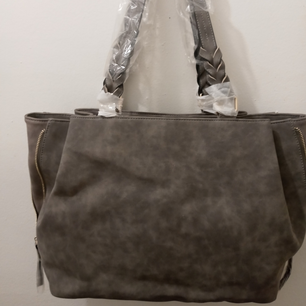 Suede Shoulder Bag